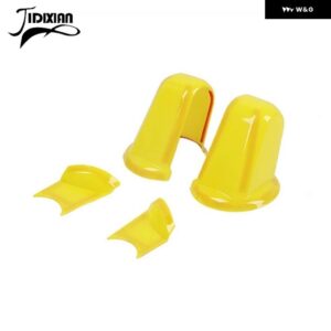 ジープ 車 外装 バックミラー ベース装飾カバー ステッカー ラングラー JK 2007 2008 2009 2010-2017 - Yellow