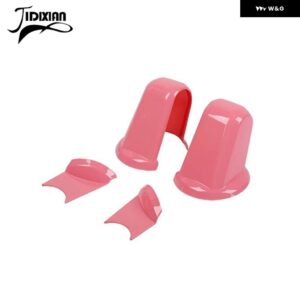 ジープ 車 外装 バックミラー ベース装飾カバー ステッカー ラングラー JK 2007 2008 2009 2010-2017 - Pink