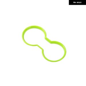 ジープ ラングラー JK 2011-17 車内フロントウォーターカップホルダー 装飾カバー - Light green