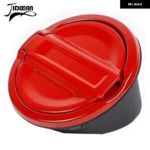 ジープ タンク カバー 車 外装 オイル燃料タンク キャップカバー ラングラー JL 2018-24 アップ - red no lock