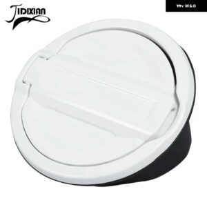 ジープ タンク カバー 車 外装 オイル燃料タンク キャップカバー ラングラー JL 2018-24 アップ - white no lock