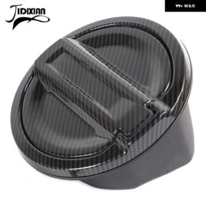 ジープ タンク カバー 車 外装 オイル燃料タンク キャップカバー ラングラー JL 2018-24 アップ - carbon no lock
