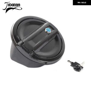 ジープ タンク カバー 車 外装 オイル燃料タンク キャップカバー ラングラー JL 2018-24 アップ - carbon with lock