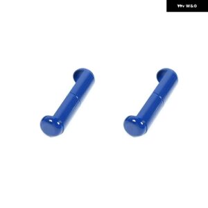 ジープ フロントガラス ヒンジ装飾カバー ラングラー JL JT 2018-24 アップ 外装 - blue