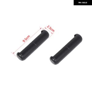 ジープ フロントガラス ヒンジ装飾カバー ラングラー JL JT 2018-24 アップ 外装 - Matte black
