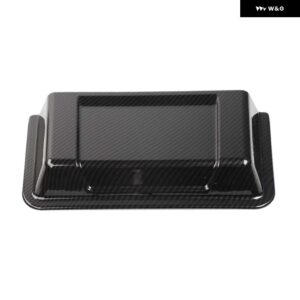 ジープ 吸気フードスクープベントカバー キャップレインシールド 装飾 ステッカー ラングラー TJ JK 1997-2017 - carbon fiber grain