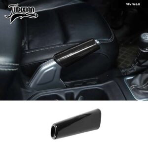 ジープ ハンドブレーキ装飾カバー ラングラー JL グラディエーター JT 2018-23 アップインテリア - black