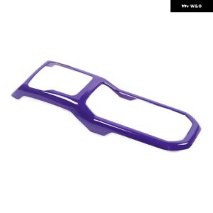 ジープ カップホルダー ギアシフトパネル 装飾カバー ラングラー JL グラディエーター JT 2018-24 アップ - purple