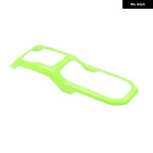 ジープ カップホルダー ギアシフトパネル 装飾カバー ラングラー JL グラディエーター JT 2018-24 アップ - Light green