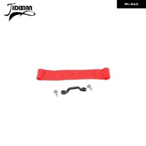 ジープ ドアリミットストラップロープリミッタープロテクター ラングラー JK 2007-2017 ドアストッパーカバー - 2 pcs RED