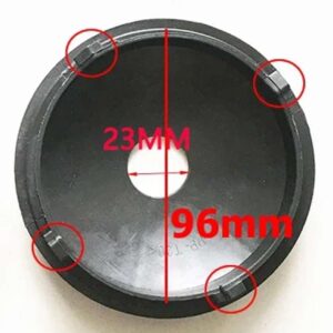 シボレー セイル 3 15-18 ヘッドランプ防水密閉プラスチックカバー 低高ビーム ヘッドライト リアカバー 96MM 1個 - 1pcs　with　hole