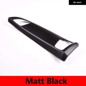 シボレー コルベット C7 14-19 ABS マットブラックカーセンターコントロール ダッシュボード 副パイロットエアアウトレットフレームトリム - matt　black