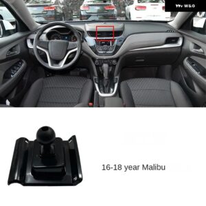 シボレー 専用電話ホルダー スタンド ベースマウント キャバリア 2016-2021 マリブトラッカートレイルブレイザー 2020 2021 - 16-18yr　Malibu