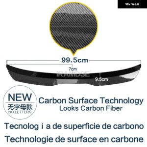 シボレー ルーフ スポイラー カーボン表面タイプ DGS 車リア トランク ウイング ABS 再 スポイラー トラッカー 2019 2020 - carbon　surface