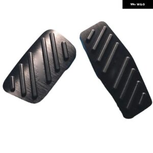 シボレー インパラ 2014-20 ステンレス フットペダル アクセルブレーキ 滑り止め ペダル カバー - 2 pcs