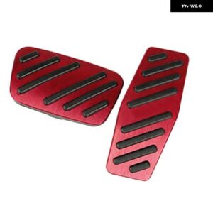 シボレー インパラ 2014-20 ステンレス フットペダル アクセルブレーキ 滑り止め ペダル カバー - 2-pcs2