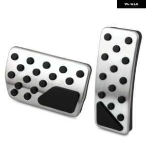ジープ アクセルブレーキペダル レネゲード 2015-21 ステンレス ノンスリップペダル パッド - 2pcs