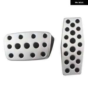 シボレー AT MT フットペダル オーランド J309 2010-14 アクセルブレーキクラッチなし穴あけペダル カバー 部品 - 2 pcs