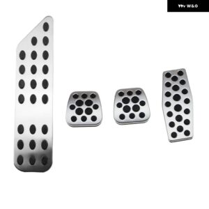 シボレー AT MT フットペダル オーランド J309 2010-14 アクセルブレーキクラッチなし穴あけペダル カバー 部品 - 4 PCS