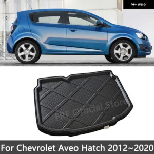 シボレー トランク マット アベオ T300 ソニック 2012 2020 2016 ハッチ セダン カー フロアトレイ 防水 ライナーカーゴブー - hatch