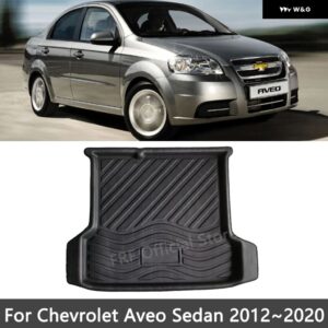 シボレー トランク マット アベオ T300 ソニック 2012 2020 2016 ハッチ セダン カー フロアトレイ 防水 ライナーカーゴブー - sedan
