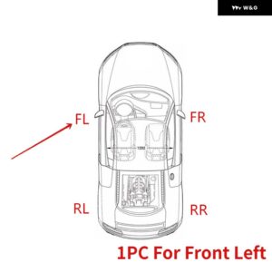 シボレー フロントリア自動ドアロック アクチュエーター モーター アベオ 5 38292 - Front Left