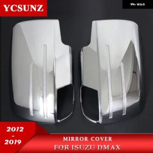 シボレー ミラー カバー いすゞ D-MAX DMAX 2012-19 TRAIBLAZER 2016 カー - Chrome