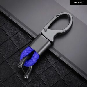 カーボン ABS キーフォブケースカバー フィアット 500 パンダプントブラボーキーシェルアクセサリー - blue rope