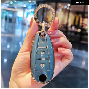 ソフト TPU 車リモートキー FOB シェルカバー ケース スズキ VITARA スウィフトイグニスキザシ SX4 バレーノ ERTIGA 2016-19 - A grey keyring