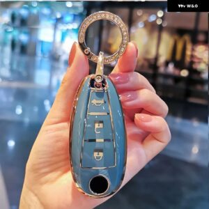 ソフト TPU 車リモートキー FOB シェルカバー ケース スズキ VITARA スウィフトイグニスキザシ SX4 バレーノ ERTIGA 2016-19 - B grey keyring
