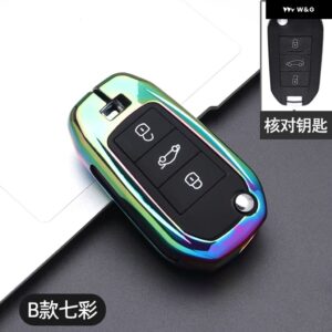 リモートキーケースカバー シェル プジョー 208 107 206 306 307 308 2008 3008 4008 5008 RCZ シトロエン C1 C2 C3 C4 C5 カクタス C8 - B