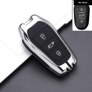 リモートキーケースカバー シェル プジョー 208 107 206 306 307 308 2008 3008 4008 5008 RCZ シトロエン C1 C2 C3 C4 C5 カクタス C8 - a2