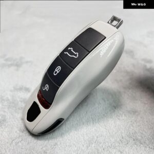 キーケース サブグレー カバー シェル ポルシェ 718 911 パナメーラ カイエン マカン ボクスター ケイマン リモコン FOB 交換アクセサリー - old version