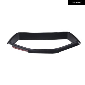 シボレー ABS カーボン/レッド コルベット C8 スティングレイ Z51 Z06 2020-2023 車内ダッシュボードフレームトリムカバー - matte　black