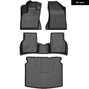 ジープ VECHILE フロアトランク マット コンパス 2017-21 カーマットカーペット自動 - fl　trunk　mats
