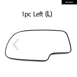 シボレー 左右 ウイング ミラー ガラス加熱運転席側 アバランチシルバラードサバーバンタホ 1500 2500 3500 - 1PC Left