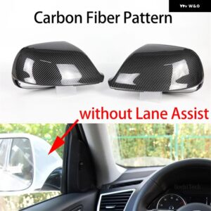 アウディ サイドドアバック ミラー サイド ミラー カバー キャップ部品 スタイリング Q5 SQ5 08-17 8R Q7 4L 10-15 交換 - 1 pair Carbon look