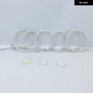 アルファロメオ ブレラスパイダー 38596 - 2011 優れたエンジェルアイ超高輝度 SMD LED エンジェルアイキット リング - without line