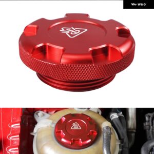 アウディ クーラント リザーバー キャップ A3 TT Q3 VW ゴルフ MK7 MK8 GTI R ティグアン シロッコ セアト レオン シュコダ 用 - Red