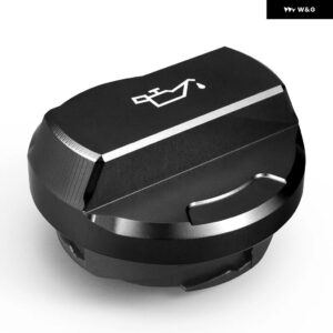 アウディ エンジン オイル フィラー キャップ A1 A3 S3 Q3 用 フォルクスワーゲン 用 ゴルフ MK7 MK7.5 GTI R 用 06K103485C 06K103485A 用交換用 - black