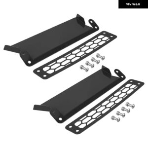 アウディ ダイナミックエアインレットスクープ アップグレード キット 第二世代 VW ゴルフ 1.4/GTI/R ゴルフ MK7/MK7.5 S3 8V - 2pcs black