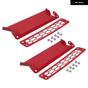 アウディ ダイナミックエアインレットスクープ アップグレード キット 第二世代 VW ゴルフ 1.4/GTI/R ゴルフ MK7/MK7.5 S3 8V - 2pcs red