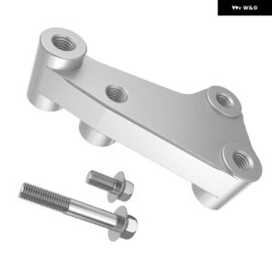 ジープ アルミ オルタネーター マウント ブラケット ラングラー YJ TJ 2.5L 4 シリンダー 用 53007605 53007604 と交換 - Silver