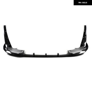ジープ グランド チェロキー SRT 2017-2021/ トラック ホーク 2018-2021 5個 フロント バンパー リップ ウイング レット カーボンスタイル 黒 - Carbon　fiber　style