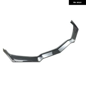 シボレー 2020-2022 コルベット C8 5VM スタイル フロント バンパー リップ ディフューザー スポイラー スプリッターコーナー 5 - Carbon fiber style