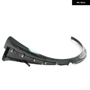 シボレー リア トリム コルベット C7 2014-2019 ワイドボディカーボンスタイル 黒フェンダーアーチモールドフレア - Front Carbon Fiber