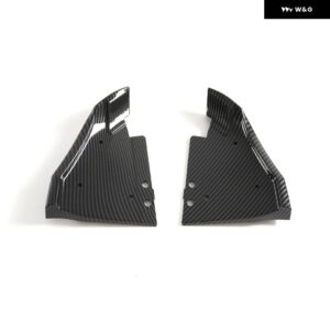 シボレー ペアリア バンパー コーナー コルベット C7 ZR1 Z06 グランドスポーツ 2015-2019 ディフューザー スプリッター スポ - Carbon fiber style
