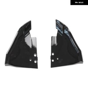 シボレー ペアリア バンパー コーナー コルベット C7 ZR1 Z06 グランドスポーツ 2015-2019 ディフューザー スプリッター スポ - Glossy Black