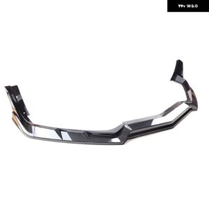 シボレー 2020-2023 コルベット C8 Z51 STG 2 ドアフロント バンパー リップ スポイラー スプリッター ウイング レット カ - Carbon fiber style