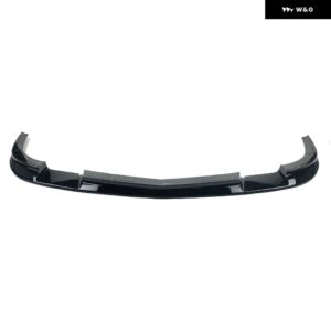 シボレー フロント バンパー リップスプリッター リップカーボンスタイル C6 コルベット 2005-2013 Z06 ZR1 スタイル ワイドボ - Glossy Black